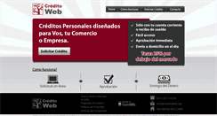 Desktop Screenshot of creditoweb.net